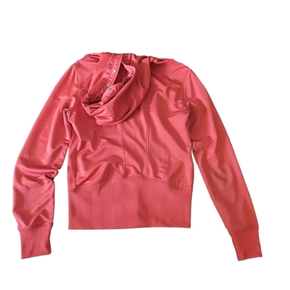 Coogi Y2K Angel Wings metallic studded red Knit hooded zip front jacket Sz M - Picture 3 of 12